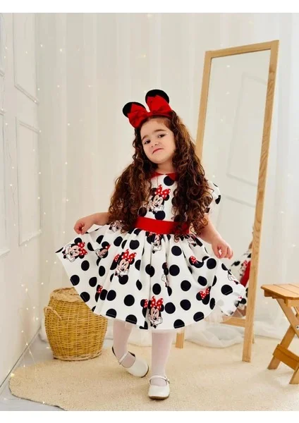 Kiz Cocuk Micky Mouse Elbise