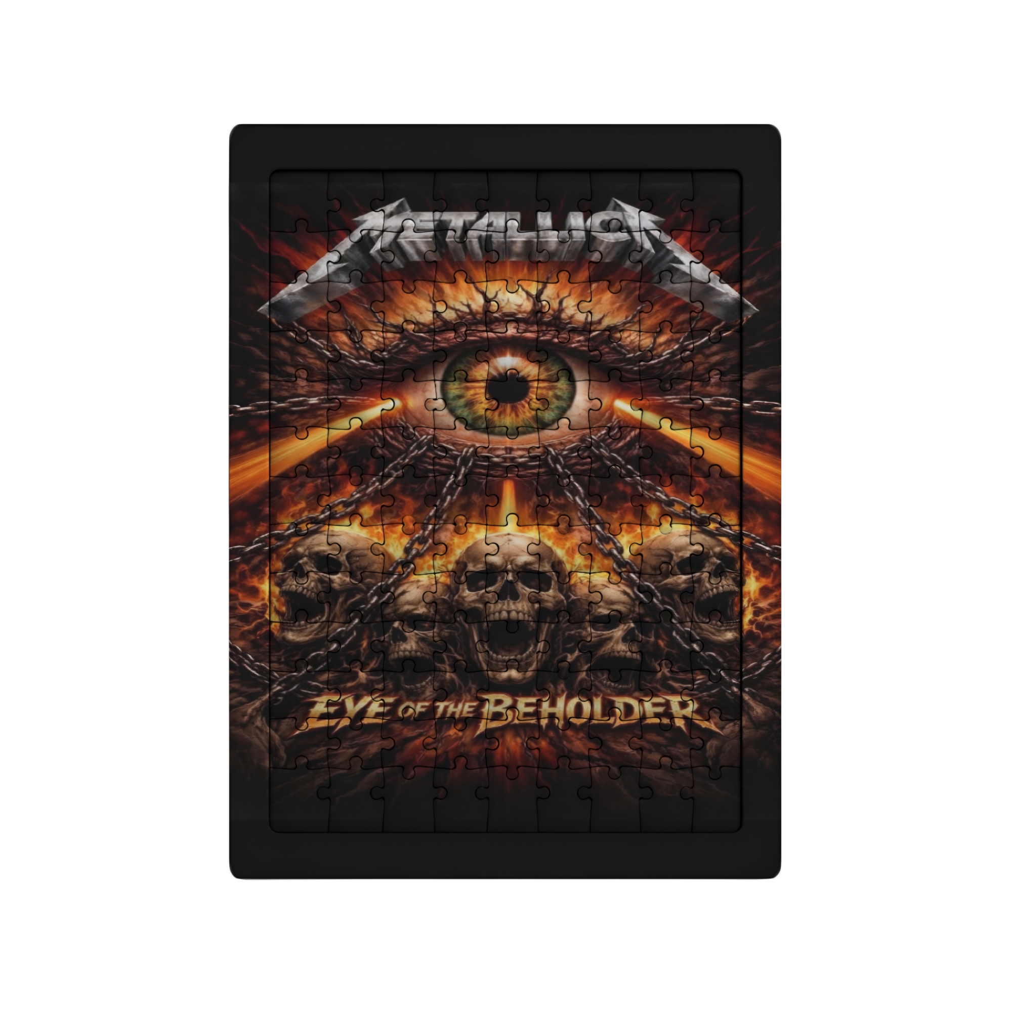 GHOSTBASTIR DESİGN Metallica 99 Parça Ayaklı Puzzle – Dekoratif Çocuk Yapbozu 080