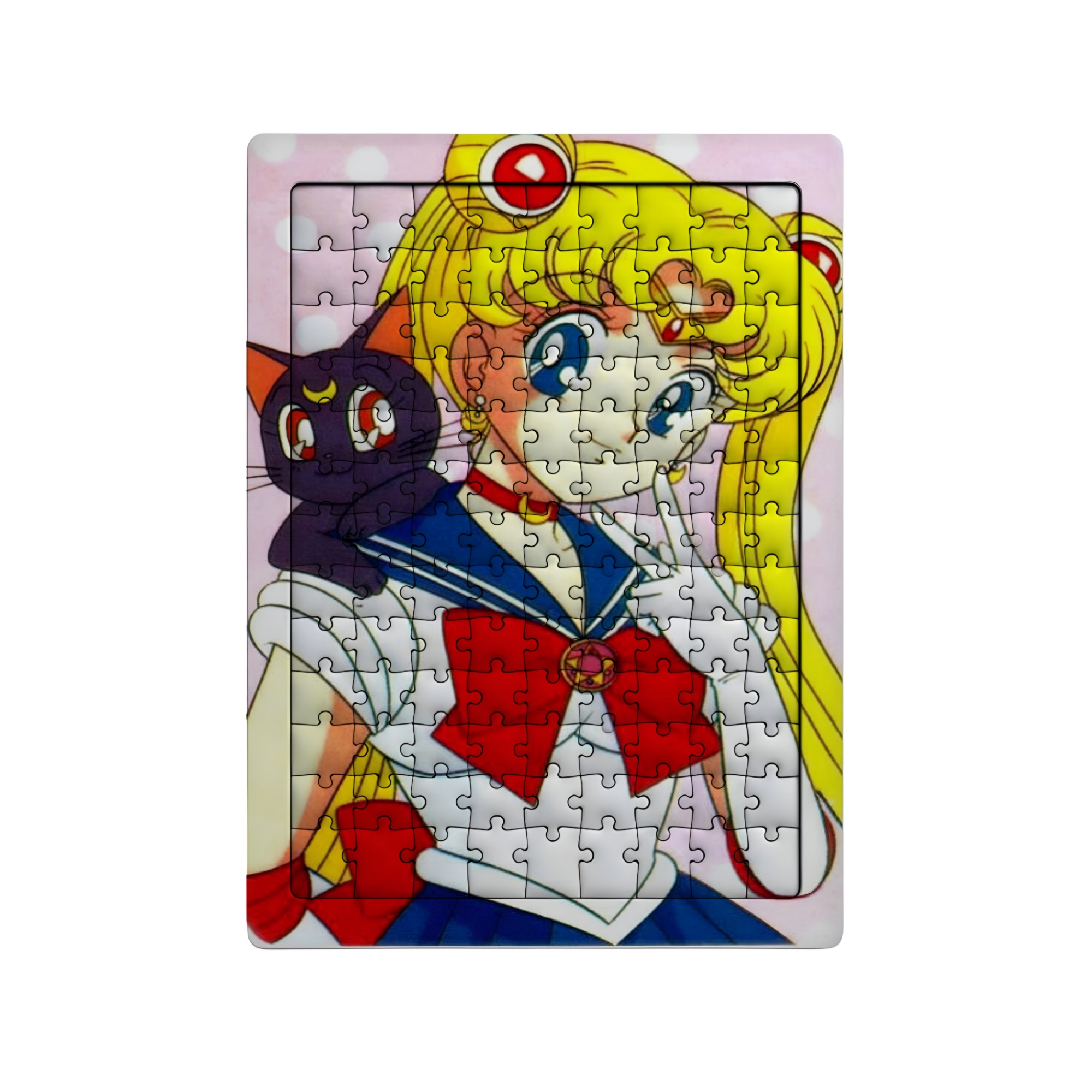 GHOSTBASTIR DESİGN Ay savaşçısı 99 Parça Ayaklı Puzzle – Dekoratif Çocuk Yapbozu 065