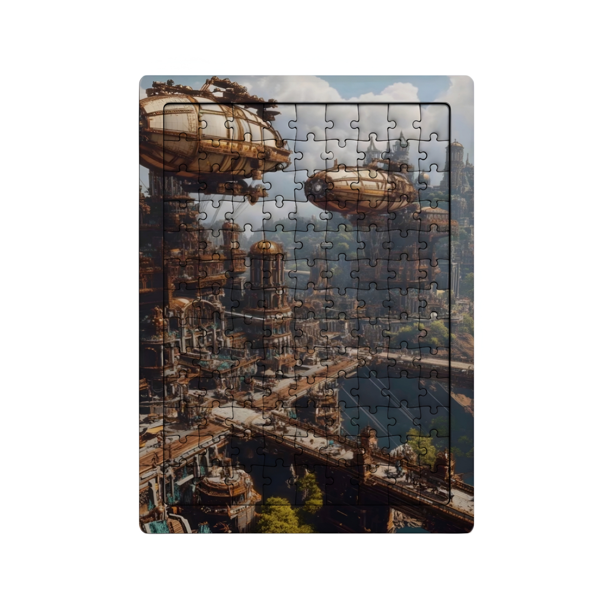 GHOSTBASTIR DESİGN Anno 99 Parça Ayaklı Puzzle – Dekoratif Çocuk Yapbozu 062