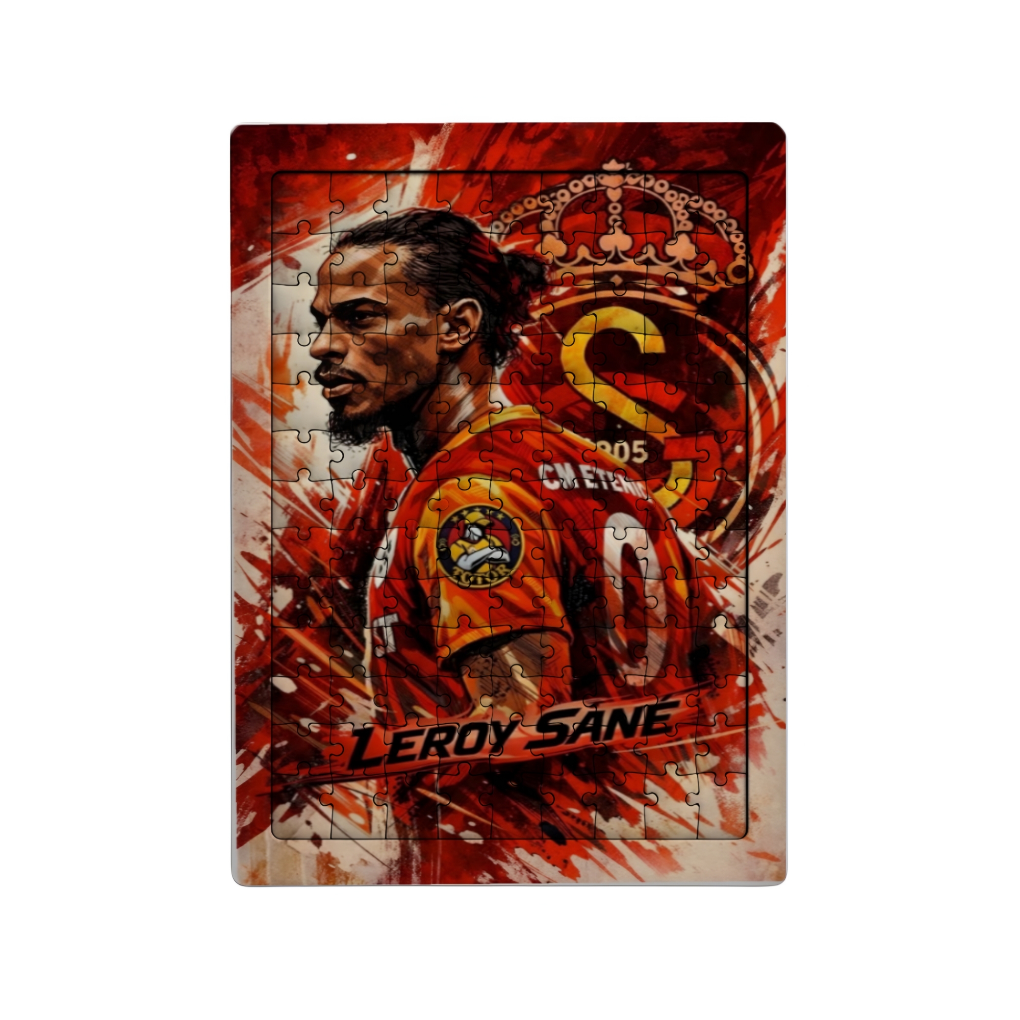 GHOSTBASTIR DESİGN Galatasaray Leroy Sane 99 Parça Ayaklı Puzzle – Dekoratif Çocuk Yapbozu 041